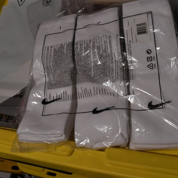 NIKE White Elite Compression Grip Socks Men's Sz 2XL Long NWIP PSK022-101 6 Pair - Picture 9 of 9
